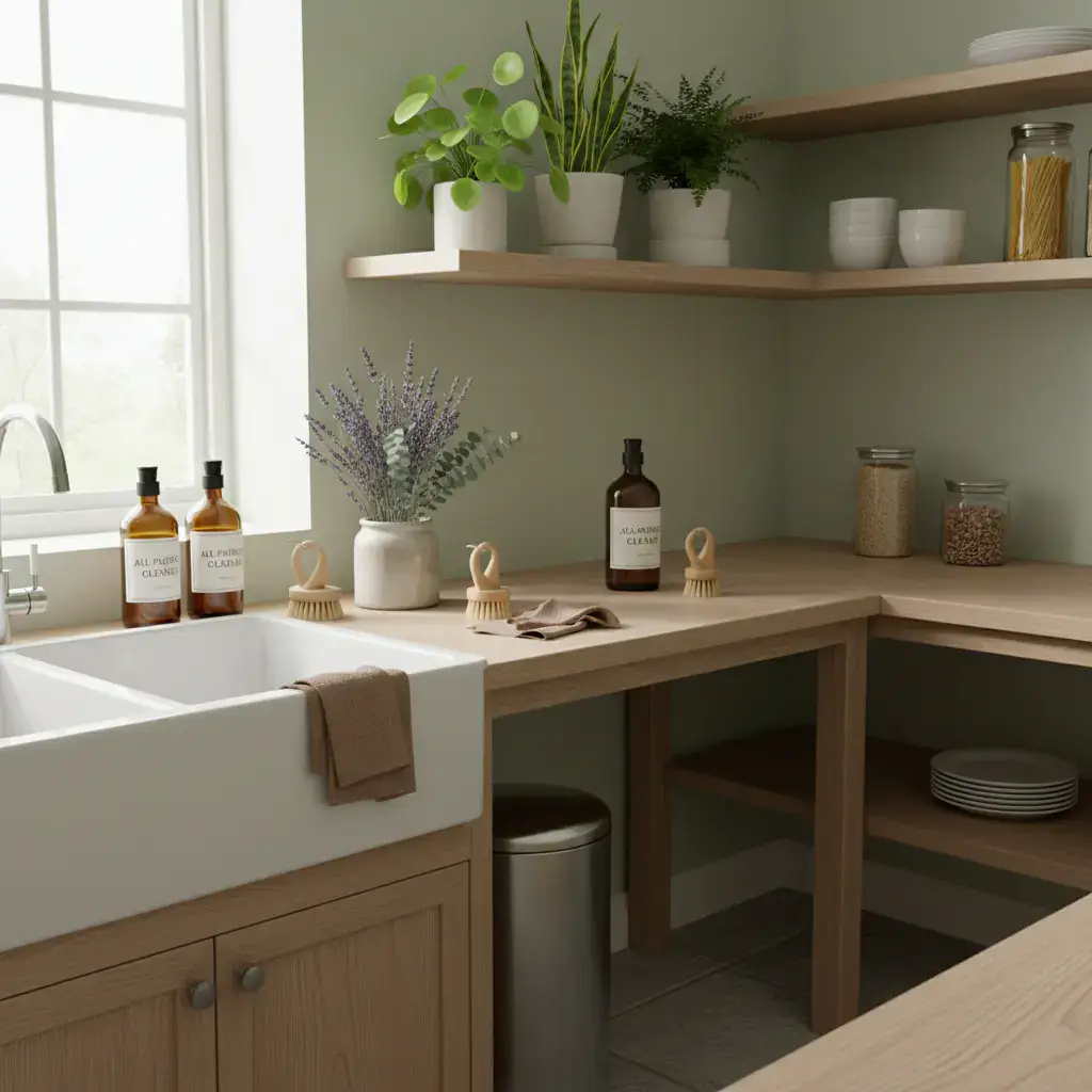 Eco-friendly kitchen space